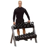 Body-Solid GDKR-100 Kettlebellständer | Kettlebell-Ablage | Kurzhantelablage | Kurzhantelständer