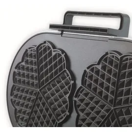 TREBS Doppelherzwaffeleisen Weiß