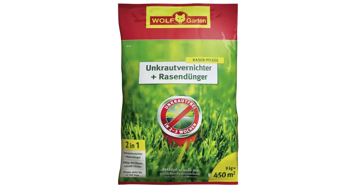 WOLF-Garten SQ 450 Unkrautvernichter plus Rasendnger 9 kg (Juni 2026  Preise) | Preisvergleich bei billiger.de