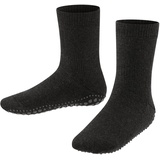 Unisex Kinder Stoppersocken K Hp Baumwolle Wolle rutschhemmende Noppen 1 Paar Grau Asphalt Melange 3180 35/38