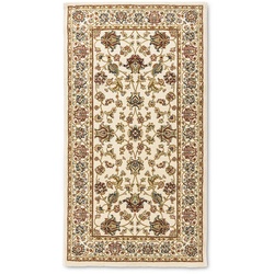 Orientteppich Kaschan 80 x 150 cm Polypropylen Beige Creme