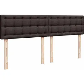 vidaXL Boxspringbett 180 x 200 cm Dunkelbraun