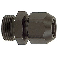 Riegler Einschraubverschraubung, Alu, für PVC-Gewebeschlauch 12x6, G 1/4
