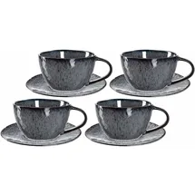 LEONARDO Cappuccinotasse 0,18 l Grau 4 St.