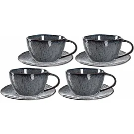 LEONARDO Cappuccinotasse 0,18 l Grau 4 St.