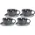 LEONARDO Cappuccinotasse 0,18 l Grau 4 St.
