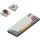 nuphy Air60 V2 Kabellose Mechanische Tastatur QMK/VIA, QWERTY US, 60% Low Profile Bluetooth / 2.4GHz - Lunar Gray Brown - Grau