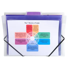 Exacompta Crystal Wand-Ordnungsmappe PP (Polypropylen) Transparent 55898E 4 Stück