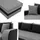 Mirjan24 Ecksofa Grau, Textil, 6-Sitzer, U-Form,Rechteckig, 304x80x140 cm, Wohnzimmer, Sofas & Couches, Wohnlandschaften, Ecksofas
