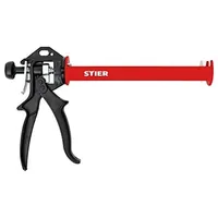 Stier Kartuschenpistole SAP-II, mechanisch, 18:1 Übersetzungsverhältnis, Länge 355 mm, mehrfarbig