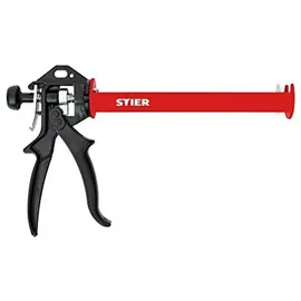 Stier Kartuschenpistole SAP-II, mechanisch, 18:1 Übersetzungsverhältnis, Länge 355 mm, mehrfarbig