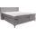 Alina Boxspringbett ALINA "Powell", grau (grau dmo 59), B:192cm L:212cm, Samt DMO (100% Polyester), Komplettbetten, Boxspringbett, inkl. Motor, Matratze und Topper, in unterschiedlichen Ausführungen