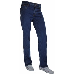 Wrangler Herren Jeans Texas Regular Fit Blau Normaler Bund Reißverschluss W 36 L 36