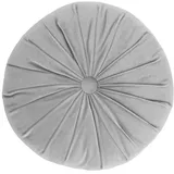 Fouriding Runde Wurfkissen 40CM Kürbis Kissen Kürbis Kissen Bodenkissen Gebetsmatte für Wohnzimmer Sofa Bett Stuhl Boden Auto Home Dekoration (Grau)