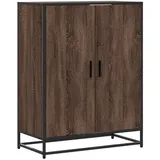 vidaXL Schuhschrank 75 x 97,5 x 38 cm Eichen-Optik / braun