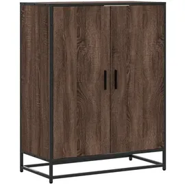 vidaXL Schuhschrank 75 x 97,5 x 38 cm Eichen-Optik / braun
