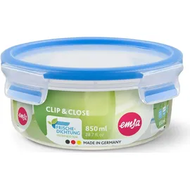 Emsa Frischhaltedose rund blau 16,7 cm 0,85 l