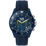 ICE-Watch - ICE chrono Blue lime - Blaue Herrenuhr mit Silikonarmband - Chrono - 020617 (Large)