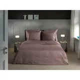 Heckett and Lane Bettwäsche Banda, Mako-Satin, 2 teilig, hochwertiges Mako-Satin, Streifen Satin, Bettwäsche ab 135x200 cm. rosa