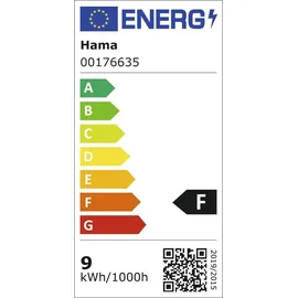 Hama E27 8,5W Intelligente Glühbirne, - White