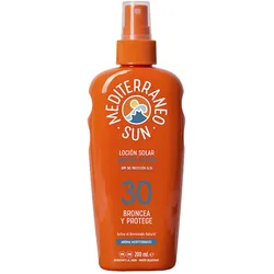 Mediterraneo Sun Coconut Sunscreen Dark Tanning Spf30 Sonnenschutz 200 ml 