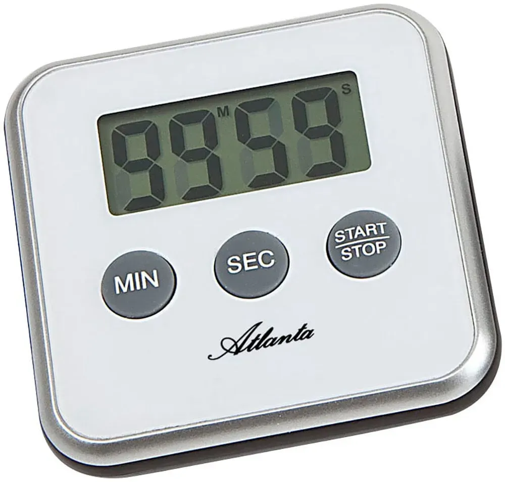 Kurzzeitmesser ATLANTA, weiß, Wecker, Eieruhr, Küchentimer, Küchenaccessoire, digital