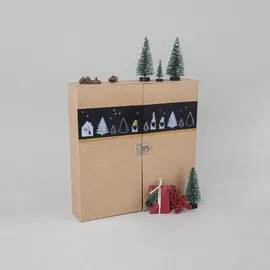 Rayher Pappm. Adventskalender 29,6x29,6x6,5cm 67367521