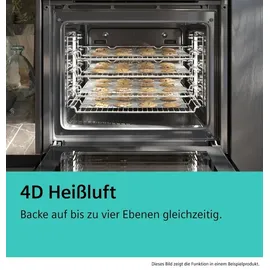 Siemens HS958GCB1 - iQ700, Einbau-Dampfbackofen, 60 x 60 cm, Schwarz,
