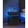 VASAGLE Nachtschrank SMARTIE 40 x 40 x 55 cm Schwarz