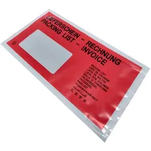 LMG Lieferscheintaschen Kunststoff DIN lang 1.000 St.