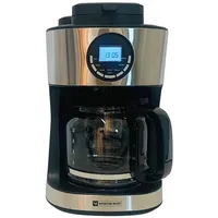 Warenkraft Kaffeemaschine mit Mahlwerk 1,8L – 2-in-1 Bohnen & Pulver, 12 Tassen,