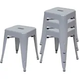 MCW Hocker A73 39 x 46 x 39 cm Grau