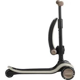 KIKKABOO Kinderroller 2 in 1 Treo Laufrad, Sitz, faltbar, Lenkerhöhe verstellbar beige