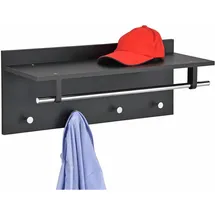 Idimex Wandgarderobe ULF Schwarz