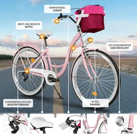 Milord Cityrad 28 Zoll RH 46 cm Damen rosa