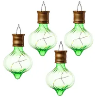 MARELIDA LED Solar Glühbirne Kugelleuchte Solarleuchte Terrasse Balkon Gartendeko