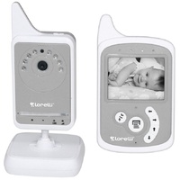 Lorelli Baby Care Digital Video Phone mit Kamera, Farbdisplay, Temperaturanzeige grau
