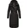 Navahoo Damen Wintermantel lang Parka warm Jacke mit Bindegürtel, Kapuze & Kragen Hokulanii