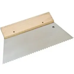 Roll Gezahnte Spachteln 250mm B2