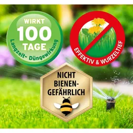 Substral Roundup Rasen Unkrautfrei Rasendünger 9kg 450 m2 2in1 100 Tage Granulat