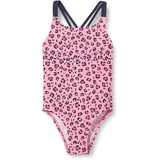 Playshoes Schwimmanzug Badebekleidung, Mädchen,Pink Leo,122-128