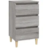 vidaXL Nachtschrank Grau Sonoma 40 x 35 x 70 cm Grau