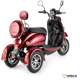 VELECO ZT63 Elektromobil 3-Rad rot