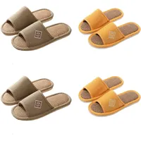 Teceyfeet Gästehausschuhe Set Waschbar,4 Paar Unisex Hausschuhe Set Winter Warm Gästepantoffel Filzpantoffeln Hotelslipper Rutschfest Pantoffeln Slippers Ideal für Gäste, Familie, Hotel, Reisen - 38/44 EU