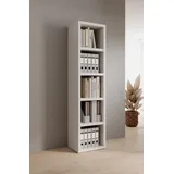 Stella Trading Modica Stauraumregal 50 x 38 x 201 cm Weiß