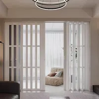 Hggdsac Falttüren Innentürennach Maß, Ziehharmonikatür, Falttür Raumteiler-Akkordeontüren, Einfache Installation, Tür für Schutz der Privatsphäre, Küche/Ohnzimmer/Balkon(W×H:155×195cm)