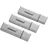 16 GB silber USB 2.0 3er Pack