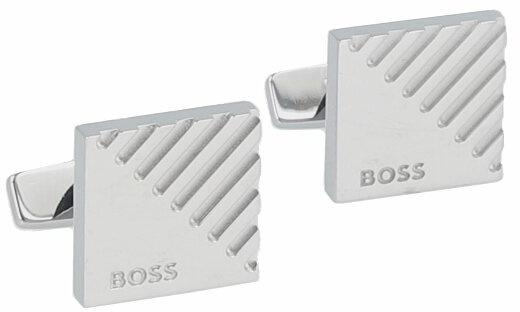 Boss Steps Manschettenknöpfe Messing 1.5 cm silver