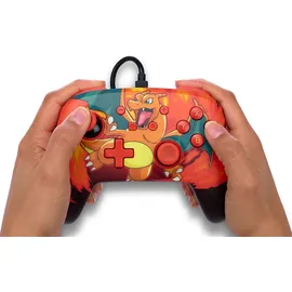 PowerA Charizard Vortex Controller Rot Nintendo Switch