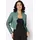 MAINPOL Leder-Blazer in jade | Gr.: 40